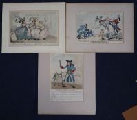Thomas Rowlandson (1757-1827) For the Benefit of the Champion, Suitable Restrictions & The Drum