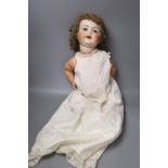 Simon Halbig bisque headed doll, 51cm