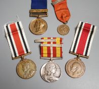 Police and Nursing service medals -two George V For Faithful Service in the Special Constabulary