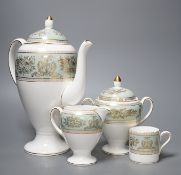 A Wedgwood Columbia pattern part dinner and coffee service