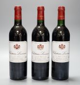 Six bottles of Chateau Liversan - Haut Medoc, 1990, 75cl.