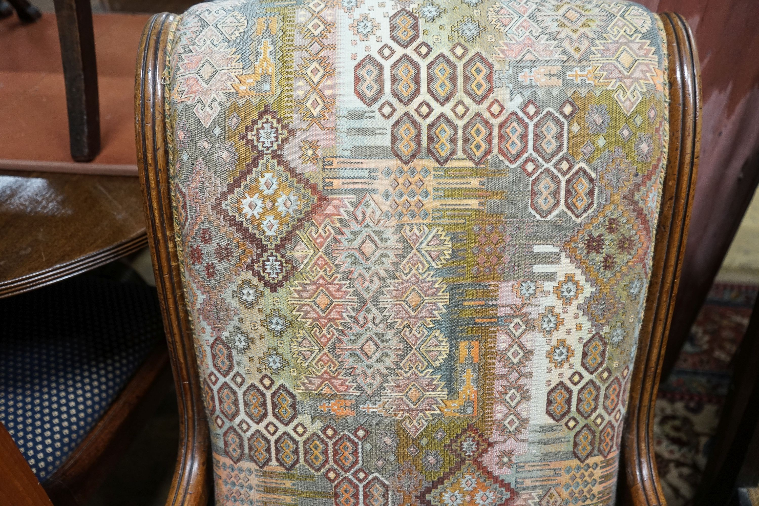 A Regency mahogany scroll armchair - Image 3 of 3