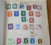 Six stamp albums with World and Commonwealth