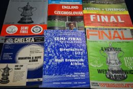 Various football programmes 1960s - 1990s