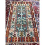 A Soumak Kelim carpet, approx. 240 x 140cm