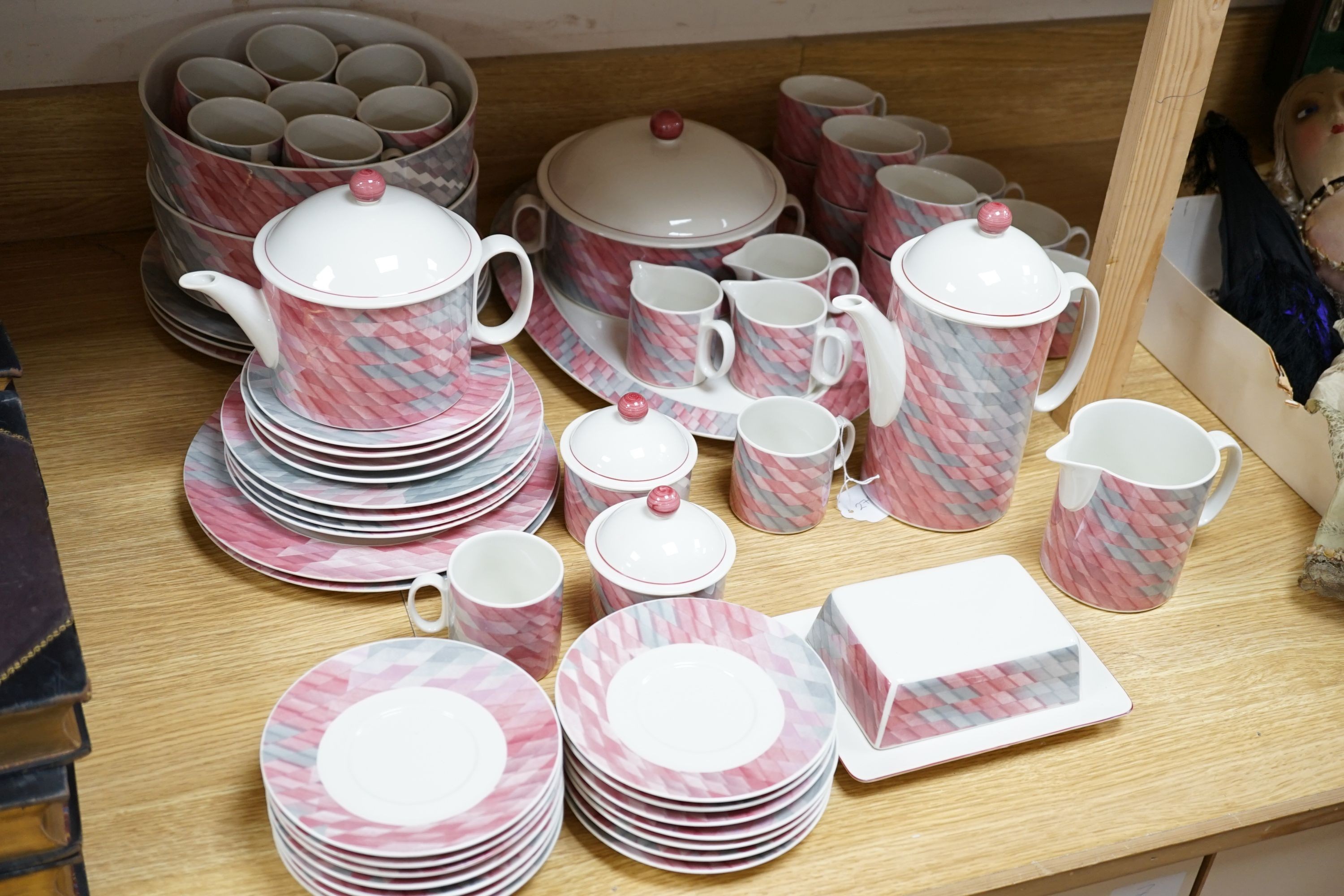 Villeroy and Boch Collage pattern part tea, coffee and dinner service, 58 pieces - Image 3 of 3