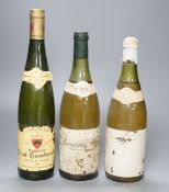 24 bottles of mixed white wines, including 6 bottles of 1986 Pinot D'Alsace, 2 bottles of Coteaux de