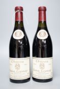 Two bottles of Domaine Louis Latour Corton Grancy, 1988, 75cl.