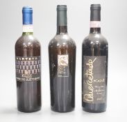 23 Assorted bottles, Italian wines including Marteto Bruni Morellino Di Scansano, Lacryma Christi