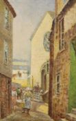 Arthur White (1865-1953), oil on canvas, The Chapel, St Ives, inscribed on the stretcher, 53 x 35cm,