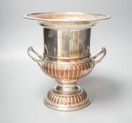 A plated wine cooler 26cm