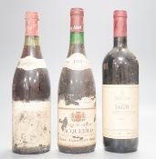 18 bottles of mixed red wines to include - two Chateau La Lagune, labels lacking so undated, one