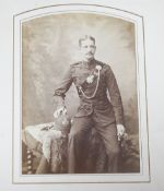 Two Victorian photograph albums