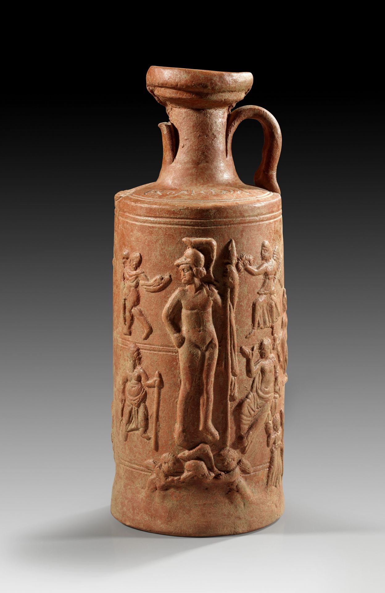 Römische Terra Sigillata-Flasche aus der Werkstatt des Navigius.
