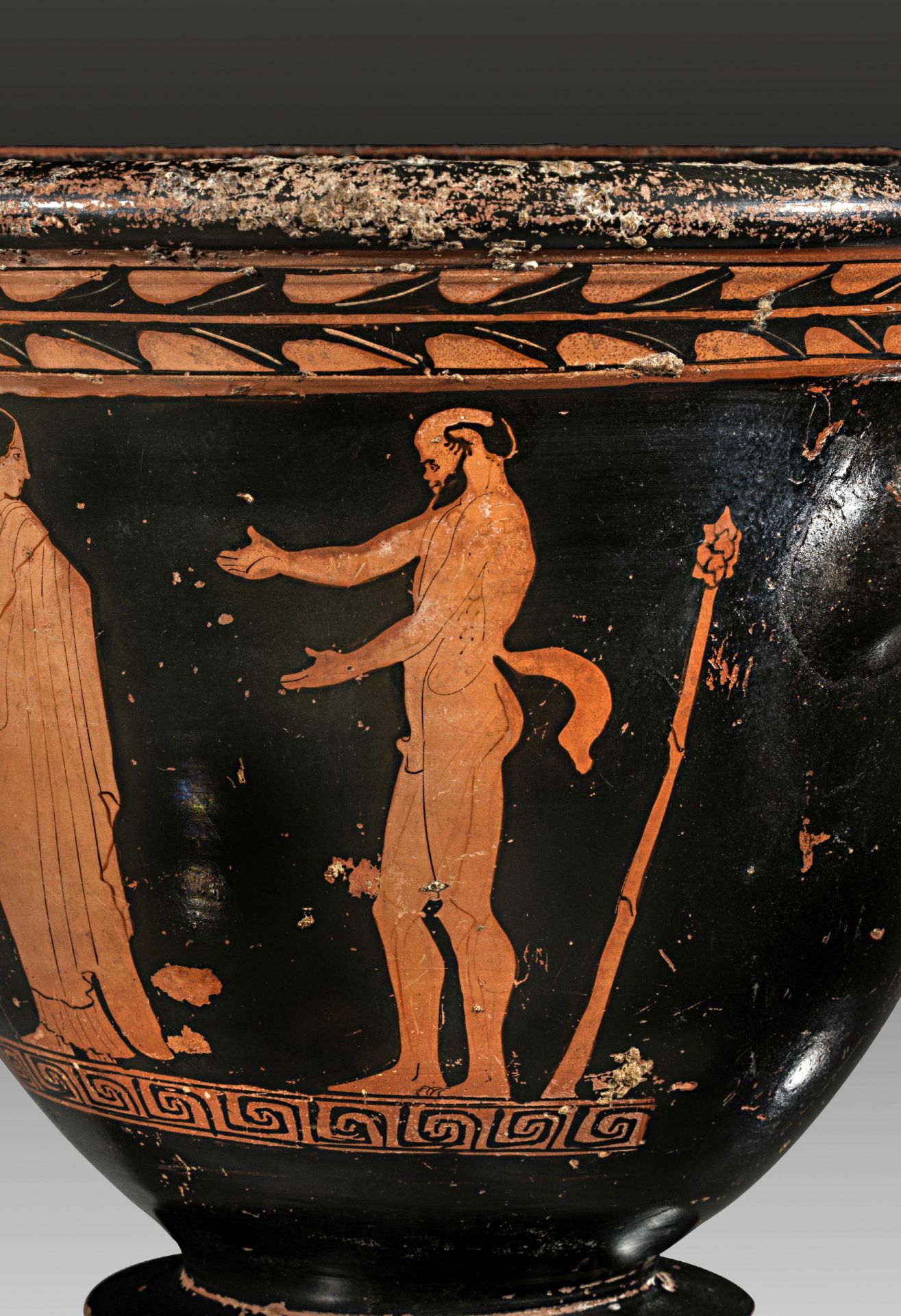 Attic red-figure bell krater. - Image 2 of 3