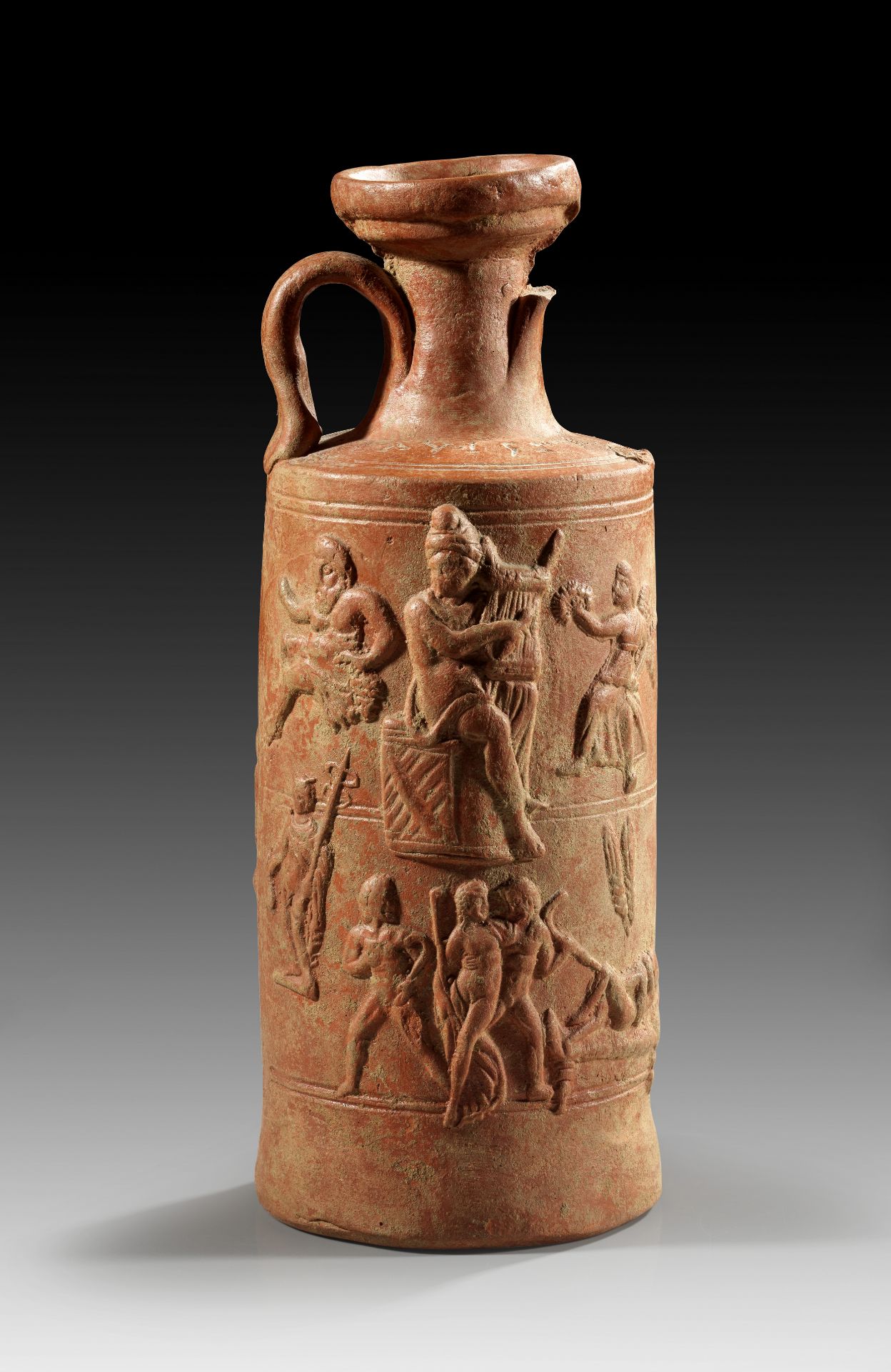 Römische Terra Sigillata-Flasche aus der Werkstatt des Navigius. - Bild 2 aus 2