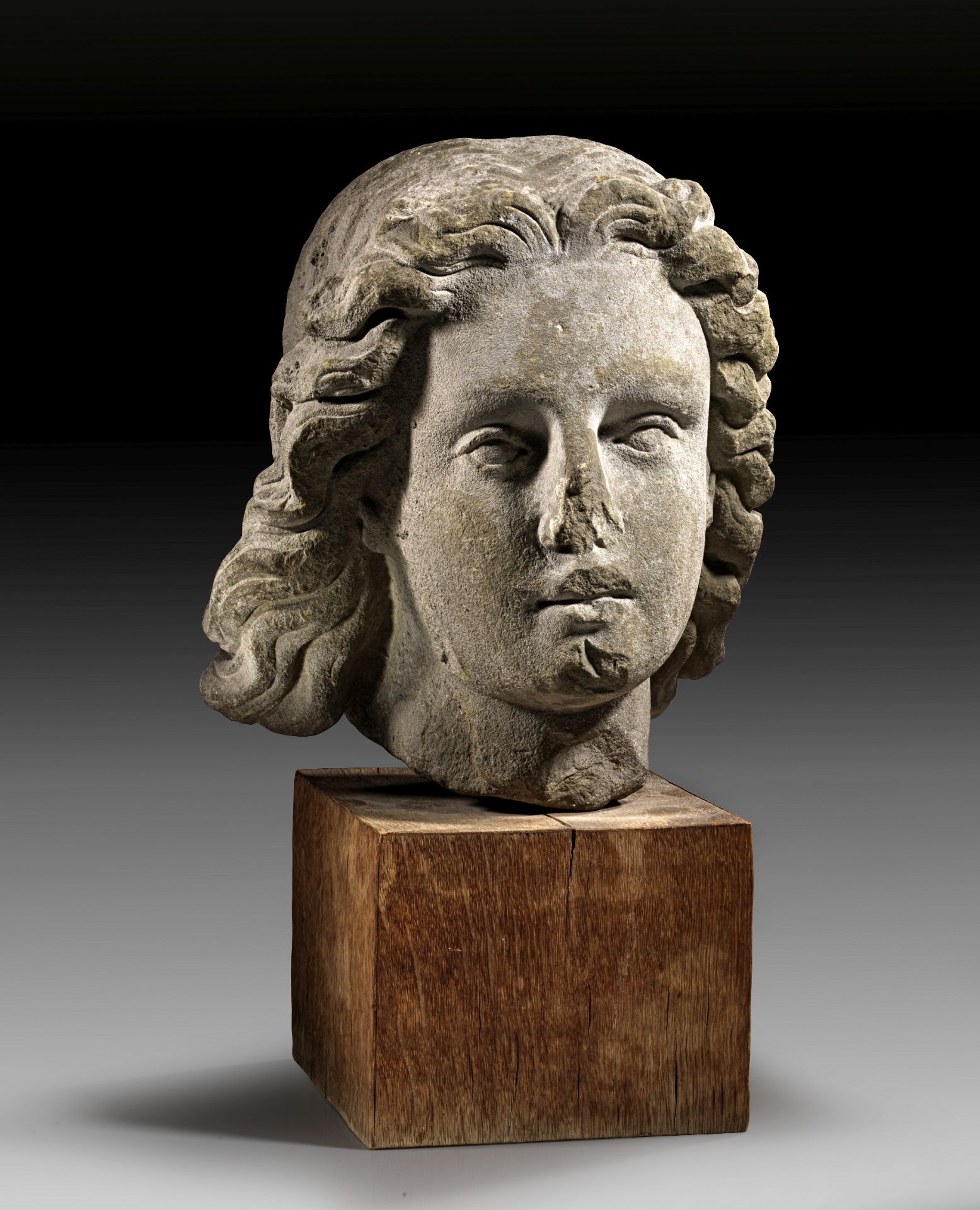 Head of youth (angel).