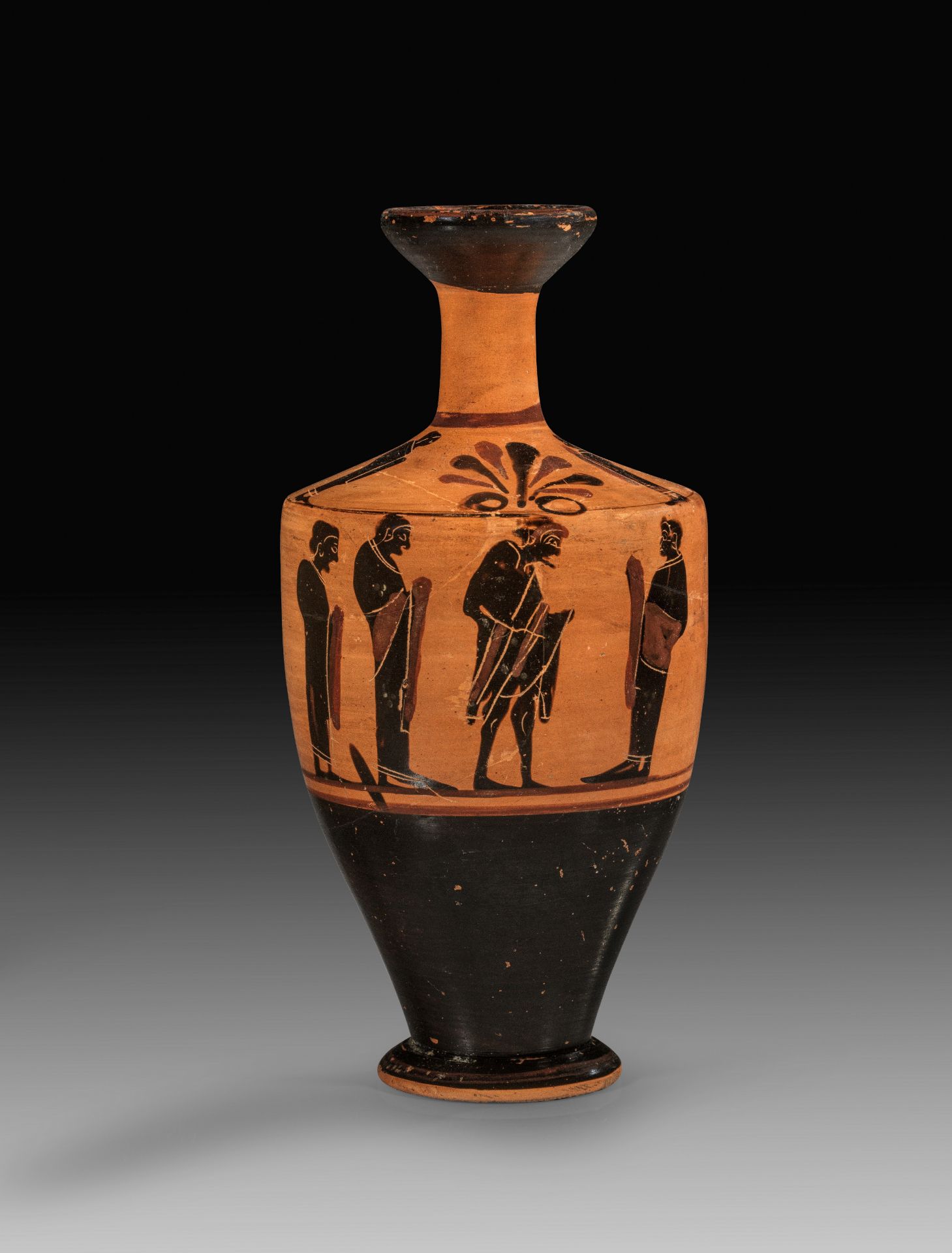 Attic black-figure shoulder lekythos.