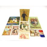 ADVERTISING - EPHEMERA Assorted pocket calendars, magazine inserts and other items, late 19th and