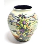 A MOORCROFT POTTERY 'ISLAY' PATTERN VASE of baluster form, dated '98 further impressed printed and