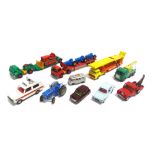 ASSORTED DIECAST MODEL VEHICLES circa 1960s-70s, by Matchbox, Corgi and Dinky, variable condition,