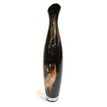 A LARGE GOEBEL 'GUSTAV KLIMT' OPAQUE GLASS VASE marked to base 'Goebel ARTIS ORBIS Wasserschlangen