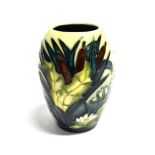A MOORCROFT POTTERY 'LAMIA' PATTERN VASE designed by Rachel Bishop, impressed marks to base and