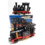 [G SCALE]. A PLAYMOBIL NO.4051, 0-4-0 TANK LOCOMOTIVE, 99 501 black and red livery, boxed;