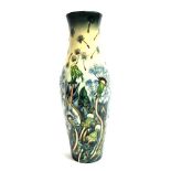A LARGE LIMITED EDITION MOORCROFT POTTERY VASE DECORATED IN THE 'DESTINY' PATTERN signed by Rachel