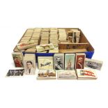 CIGARETTE & TRADE CARDS - ASSORTED part sets and odds, (box).