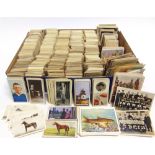 CIGARETTE & TRADE CARDS - ASSORTED part sets and odds, (box).