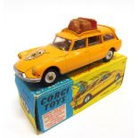 A CORGI NO.436, CITROEN SAFARI ID19 golden yellow, generally good condition (re-touched chips;