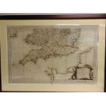 [MAP]. GREAT BRITAIN (SOUTHERN) Bellin, Jacques-Nicolas (1703-1772), 'Carte reduite des Isles