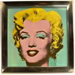 AFTER ANDY WARHOL Marilyn Monroe Colour print 49cm x 49cm