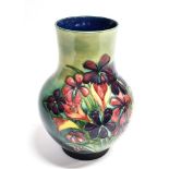 A LARGE MOORCROFT POTTERY 'SPRING FLOWERS' VASE impressed and painted marks to base, 26cm high