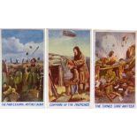 CIGARETTE CARDS - HILL, 'FRAGMENTS FROM FRANCE' (COLOURED), 1916 (9/20) generally good (two