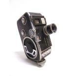 A PAILLARD-BOLEX C8 CINE CAMERA with an Yvar 1:2.5 f-12.5mm lens, No.285282.