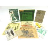 ADVERTISING - EPHEMERA Assorted retailer's catalogues and other items, early 20th century, most of