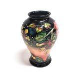 A MOORCROFT POTTERY 'OBERON' PATTERN VASE of baluster form, designed by Rachel Bishop, impressed