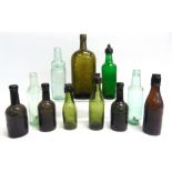 TWENTY-SEVEN ASSORTED BOTTLES & JARS comprising minerals, beers and others, including those for