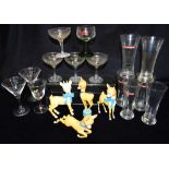 BREWERIANA - A BABYCHAM COLLECTION comprising one ceramic and three plastic figurines, and six