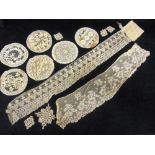 ASSORTED LACE & OTHER TEXTILES