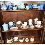 A COLLECTION OF ASSORTED DEVONWARE AND MOTTOWARE including egg cups, tea cups, teapots, cups and