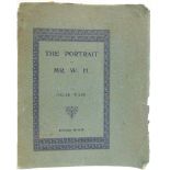 [CLASSIC LITERATURE] Wilde, Oscar. The Portrait of Mr W.H., limited edition of 200, privately