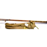 FISHING - A B. JAMES & SON RICHARD WALKER MK IV AVON 10FT 2IN. (310CM) TWO-PIECE SPLIT CANE ROD in a