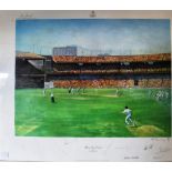 AFTER ALAN FEARNLEY 'Melbourne Cricket Ground' Limited edition colour print, no. 553/850 numbered in