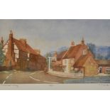 RACHEL ANN LE BAS, N.E.A.C., R.E. (ENGLISH, 1923-2020) 'Trooper Road - Aldbury', aquatint and