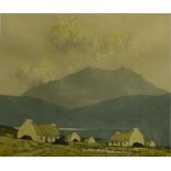 PAUL HENRY RHA (1876-1958) 'Evening on Killary Bay' Coloured print Signed in pencil lower right,