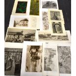 RACHEL ANN LE BAS, N.E.A.C., R.E. (ENGLISH, 1923-2020) Fourteen assorted etchings, all unsigned,