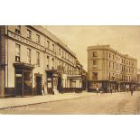POSTCARDS - SOMERSET Approximately forty cards, comprising printed views of East Street, Taunton;